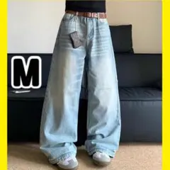 ワイドデニム バギーデニム menesjaded london 地底人似