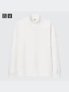UNIQLO U モックネックプルオーバー ホワイト XL