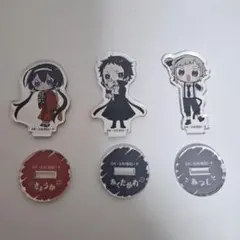 文豪ストレイドッグス ミニアクリルスタンドセット 泉鏡花 芥川龍之介 中島敦