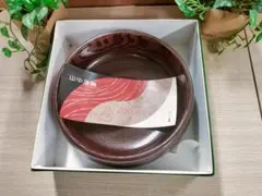【期間限定】新品箱入山中漆器 加賀乃国葵塗創造 高級美術漆器 菓子器