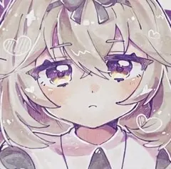 森亜るるか　手描きイラスト　色紙