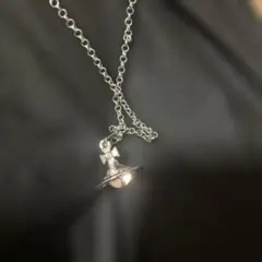 VivienneWestwood クリスタルペンダントネックレス オーブ ピンク