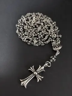 クロス ネックレス タイニー クロスチェーン シルバー アクセサリー