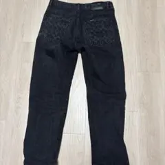 COACH ブラックデニム ストレート