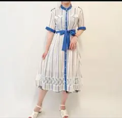 axes femme レース切替シャツワンピース　新品タグ付き