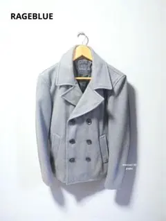 RAGEBLUE レイジブルー ピーコート グレー サイズM