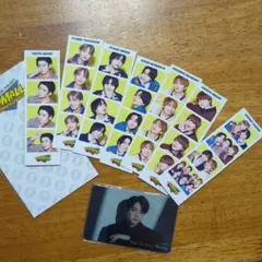 なにわ男子　フォトカード、クリアカード