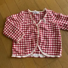ミキハウス　カーディガン　チェック　110