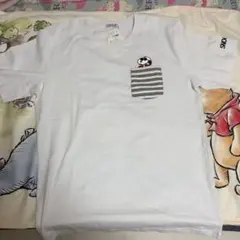 PEANUTS SNOOPY ポケットTシャツ ホワイト LLサイズのサムネイル