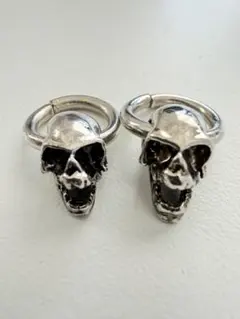 スカル　アクセサリー　（ペンダントヘッド・イヤリングパーツetc.）