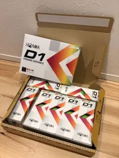 HONMA D1 新品ゴルフボール 21球 グリーン　緑 7スリーブのサムネイル