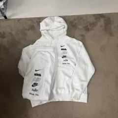 Nike ホワイト フーディ XL