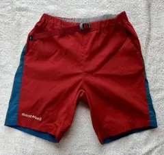 mont-bell＊ショートパンツ＊キッズ120cm＊赤×青バイカラー