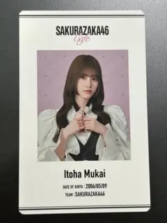 向井純葉 櫻坂カフェ IDカード