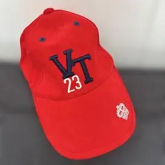 23区GOLF 赤コーデュロイキャップのサムネイル