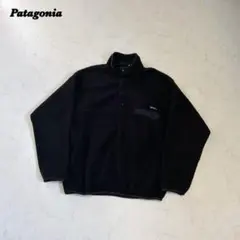 【90s】パタゴニア シンチラ スナップt 黒×黒 L ジャマイカ製