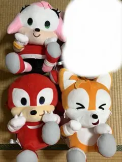 ラウンドワン限定 ひょこぴょこLLぬいぐるみ シャドウ 他3体セット