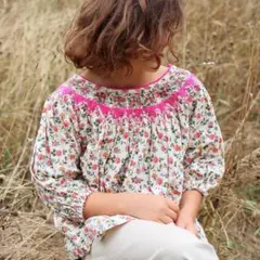 bonjour diary ♡ blouse 花柄 ブラウス 6y トップス bonjour diary ♡ blouse 花柄 ブラウス 6y トップス