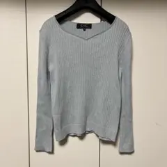 クードシャンス❤︎ラメ入り薄手リブニットトップス⭐︎超美品！