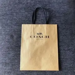COACH ブラウンショップ袋 約25×20cm