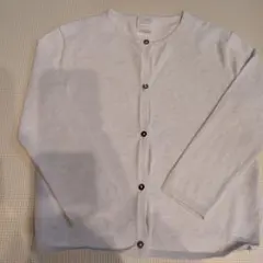 ZARA ニットカーディガン 122cm ホワイト