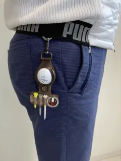 ゴルフボールポーチ★ティーケース★マーカーホルダー★ラウンド用ゴルフボールケース