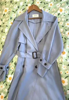 FRAY I.D ライトブルー トレンチコート