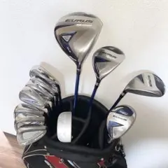 ミズノMizunoゴルフクラブ フルセット☆キャディバッグ付 初心者メンズ右SR