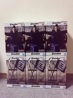 キングダム 王騎 矛 旗 グランジスタ 6個セット フィギュア