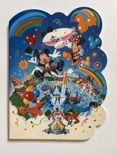 東京ディズニーランド 15周年 メモ帳 레트로