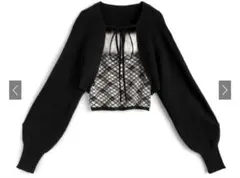 アーガイル カーディガン