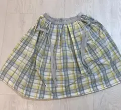 FOXEY NEW YORK チェック柄フレアスカート サイズ40