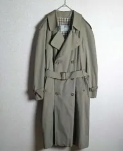 アクアスキュータム　トレンチコート　キングスウェイ　90s　カーキ　英国製　古着