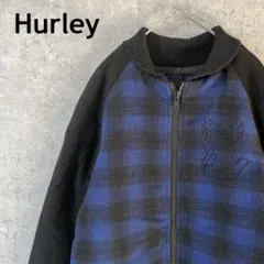 Hurley オンブレラグランジャケット　ジップアップ　チェック　Sメンズ ab