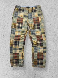 希少 Brooks Brothers Hudson パッチワークチノ チェックのサムネイル