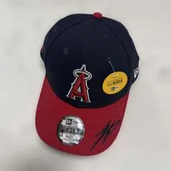 【新品・未使用・タグ付き】 大谷翔平サイン刺繍 Angels キッズキャップ17