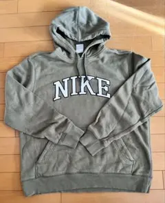 NIKE パーカー カーキ L