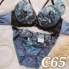 №1547【C65】ブラジャー＆フルバックショーツ