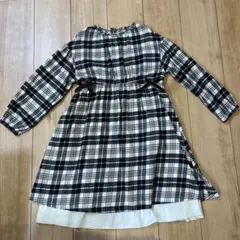 aprèslescourl 130チェックワンピース