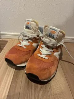 New Balance 574 オレンジ スニーカー