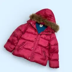 アーノルド パーマー ダウンコート 120 ファー付き ピンク