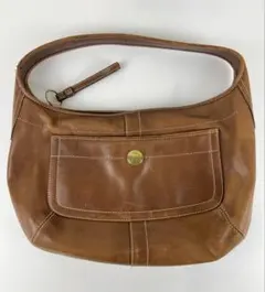 COACH ergo レザー ハンドバッグ コーチ エルゴ レザー ホーボーのサムネイル
