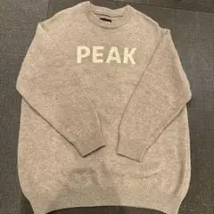 スノーピーク　レリューム コラボニット　ベージュ