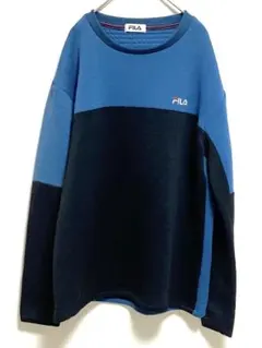 【FILA 】カラーブロック トレーナーLL