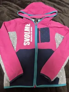 SVOLME フード付きパーカー ピンク ドット Sサイズ