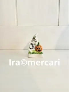 ハロウィン　おばけのフェーブ　フランス　フェーヴ　ミニチュア　陶器