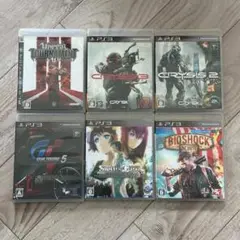 PS3　ソフト7本まとめセット！シュタインズ・ゲート/クライシス/バイオ等。