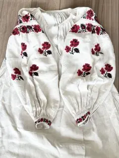 ウクライナ刺繍ワンピース　ヴィンテージのサムネイル