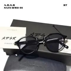 人気品！ A.D.S.R SATCHMO 01 サングラス ブラック シルバー