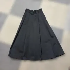 【美品】DANTON T/Cウエストポイントプリーツロングスカート 36のサムネイル